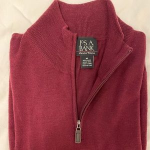 Jos. A. Bank Italian Merino Wool Quarter Zip